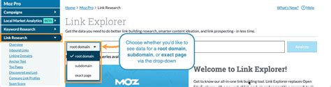 moz link explorer